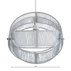 Dunelm Jolana String Silver Easy Fit Pendant -Dunelm Shop 1000137370 alt04