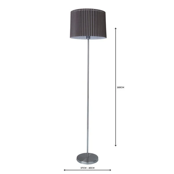 Dunelm Fuller Grey Floor Lamp 7 Dunelm Fuller Grey Floor Lamp - Image 5