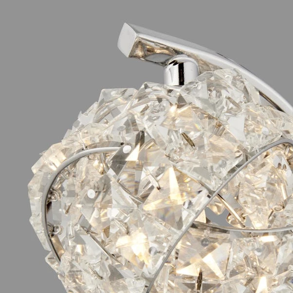 Dunelm Cecilie Glass Wall Light 6 Dunelm Cecilie Glass Wall Light - Image 4