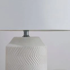 Dunelm Bibi Ceramic White Table Lamp 11 Dunelm Bibi Ceramic White Table Lamp -Dunelm Shop 1000137378 alt03