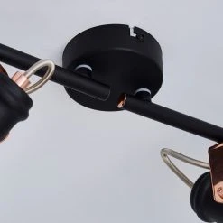 Dunelm Milas 4 Light Black Industrial Spotlight Bar -Dunelm Shop 1000139083 alt03