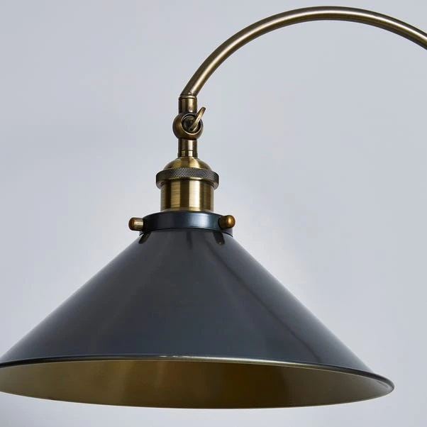 Dunelm Logan Grey Industrial Floor Lamp 6 Dunelm Logan Grey Industrial Floor Lamp - Image 4