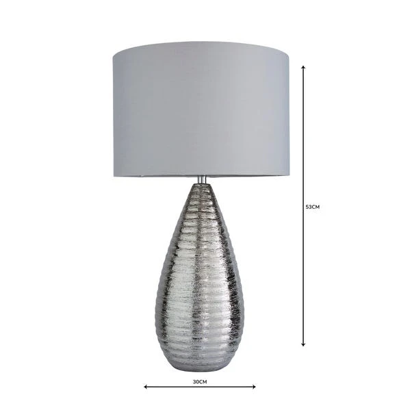 Dunelm Costola Chrome Touch Dimmable Table Lamp 7 Dunelm Costola Chrome Touch Dimmable Table Lamp - Image 5