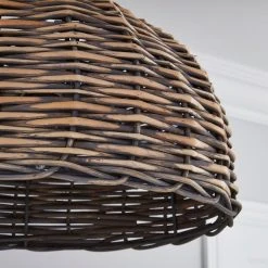 Dunelm Lari Split Weave Grey Easy Fit Pendant 9 Dunelm Lari Split Weave Grey Easy Fit Pendant -Dunelm Shop 1000139117 alt02