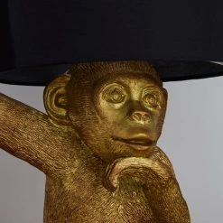 Dunelm Odisha Resin Monkey Gold Table Lamp -Dunelm Shop 1000139185 alt02