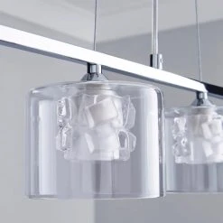 Dunelm Erie 4 Light Bar Glass Diner Ceiling Fitting -Dunelm Shop 1000144744 alt02