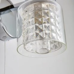 Dunelm Hylton Glass Bathroom Wall Light 10 Dunelm Hylton Glass Bathroom Wall Light -Dunelm Shop 1000149066 alt02
