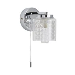 Dunelm Hylton Glass Bathroom Wall Light 12 Dunelm Hylton Glass Bathroom Wall Light -Dunelm Shop 1000149066 alt05