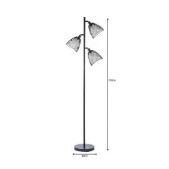 Dunelm Jaula 3 Light Black Floor Lamp 12 Dunelm Jaula 3 Light Black Floor Lamp -Dunelm Shop 1000149073 alt05