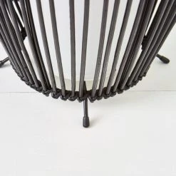 Dunelm Alec Natural Cane Black Floor Lamp -Dunelm Shop 1000149078 alt02