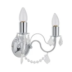 Dunelm Elizabeth 2 Light Chrome Bathroom Wall Light -Dunelm Shop 1000149087 alt05