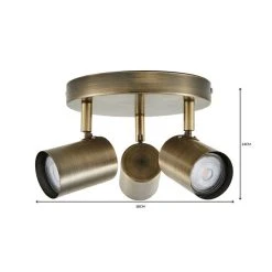 Dunelm Newark 3 Light Antique Bronze Spotlight -Dunelm Shop 1000149089 alt06
