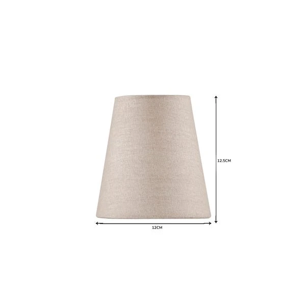 Dunelm Sara Candle Lamp Shade 12cm Natural 7 Dunelm Sara Candle Lamp Shade 12cm Natural - Image 5