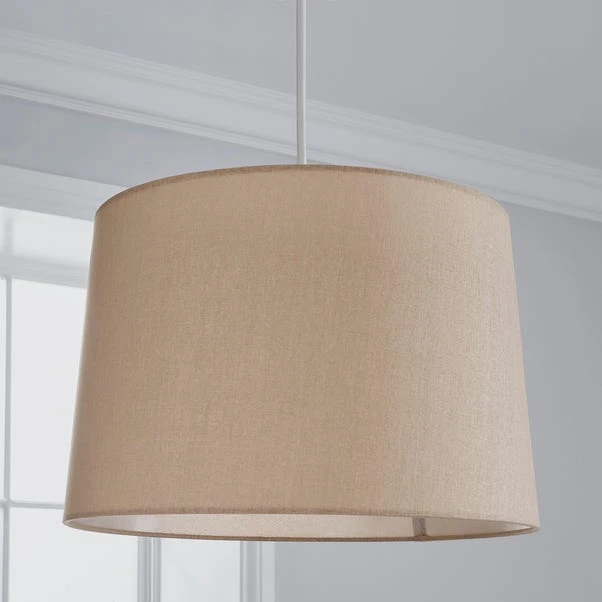 Dunelm Sara Lamp Shade 40cm Natural 4 Dunelm Sara Lamp Shade 40cm Natural - Image 2