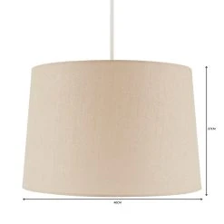 Dunelm Sara Lamp Shade 40cm Natural 11 Dunelm Sara Lamp Shade 40cm Natural -Dunelm Shop 1000149109 alt06