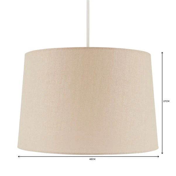 Dunelm Sara Lamp Shade 40cm Natural 7 Dunelm Sara Lamp Shade 40cm Natural - Image 5