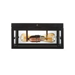 Dunelm Aneska 2 Light Black And Copper Flush Ceiling Fitting -Dunelm Shop 1000149129 alt05