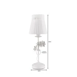 Dunelm Chateau White Table Lamp 13 Dunelm Chateau White Table Lamp -Dunelm Shop 1000149137 alt06