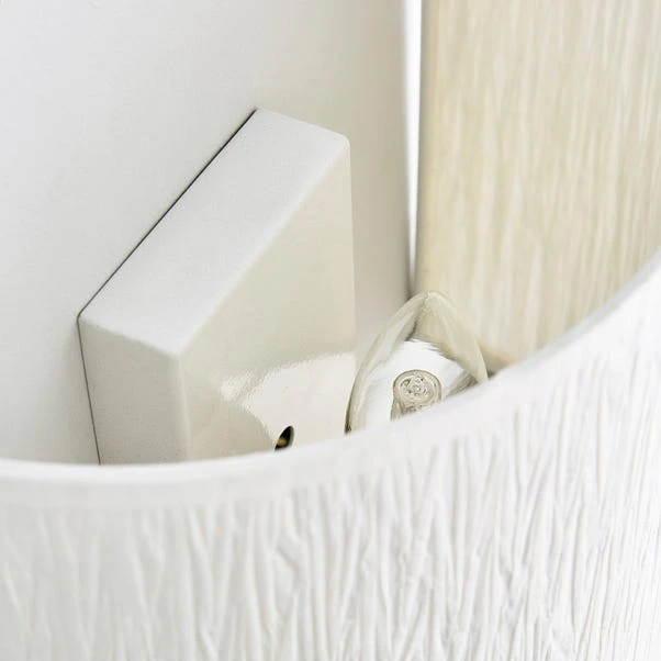 Dunelm Taora Paper Ivory Shade Wall Light 6 Dunelm Taora Paper Ivory Shade Wall Light - Image 4