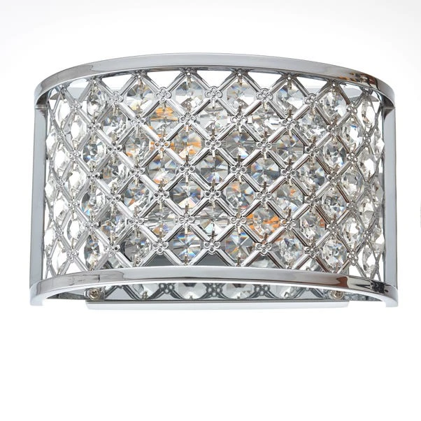 Vogue Lighting Vogue Hudson 2 Light Crystal Wall Light 5 Vogue Lighting Vogue Hudson 2 Light Crystal Wall Light - Image 3