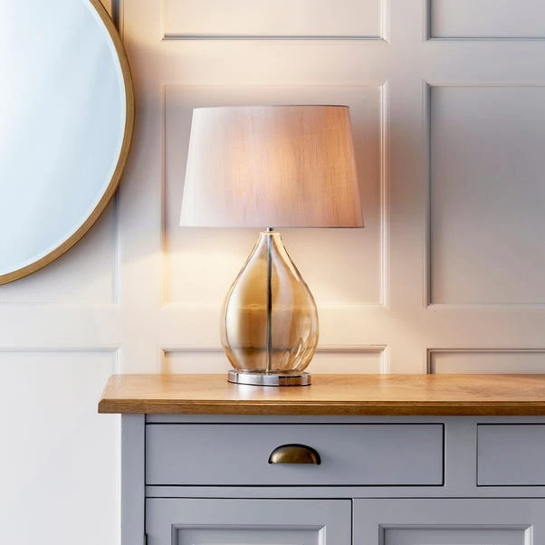 Vogue Lighting Vogue Kew Smoked Table Lamp 5 Vogue Lighting Vogue Kew Smoked Table Lamp - Image 3