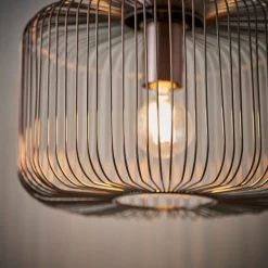 Vogue Lighting Vogue Nicola Antique Copper Pendant Ceiling Fitting -Dunelm Shop 1000156392 alt02