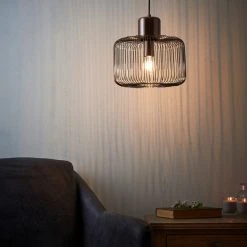 Vogue Lighting Vogue Nicola Antique Copper Pendant Ceiling Fitting -Dunelm Shop 1000156392 alt04