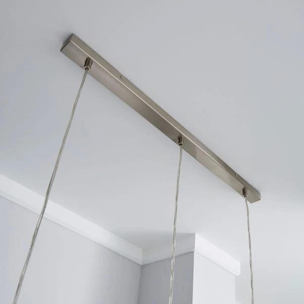 Dunelm Delavin 3 Light Glass Diner Ceiling Fitting 6 Dunelm Delavin 3 Light Glass Diner Ceiling Fitting - Image 4