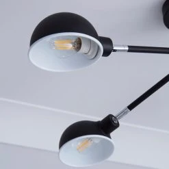 Elements Borr 5 Light Black Ceiling Fitting 10 Elements Borr 5 Light Black Ceiling Fitting -Dunelm Shop 1000157756 alt02