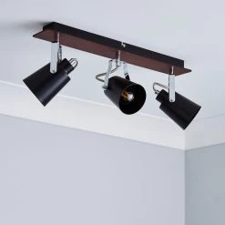 Dunelm Johan 3 Light Black Spotlight Bar 9 Dunelm Johan 3 Light Black Spotlight Bar -Dunelm Shop 1000157759 alt01