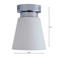 Dunelm Delavin 1 Light Pendant Frosted Glass Flush Ceiling Fitting 12 Dunelm Delavin 1 Light Pendant Frosted Glass Flush Ceiling Fitting -Dunelm Shop 1000157766 alt04