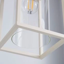 Dunelm London 1 Light Pendant Cream Industrial Ceiling Fitting -Dunelm Shop 1000158430 alt02