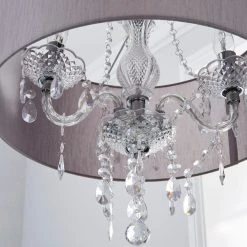 Dunelm Livia 3 Light Jewel Shaded Grey Chandelier 10 Dunelm Livia 3 Light Jewel Shaded Grey Chandelier -Dunelm Shop 1000158433 alt02