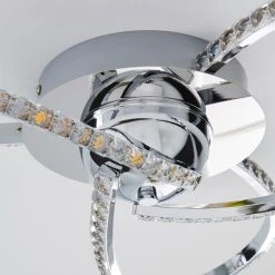Dunelm Oria 3 Light Integrated LED Jewel Chrome Ceiling Fitting 10 Dunelm Oria 3 Light Integrated LED Jewel Chrome Ceiling Fitting -Dunelm Shop 1000158434 alt03