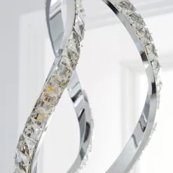 Dunelm Marsia 1 Light Integrated LED Swirl Jewel Chrome Ceiling Fitting 9 Dunelm Marsia 1 Light Integrated LED Swirl Jewel Chrome Ceiling Fitting -Dunelm Shop 1000158436 alt02