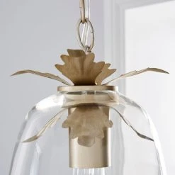 Dunelm Mase Bell 1 Light Pendant Glass Ceiling Fitting -Dunelm Shop 1000158478 alt02