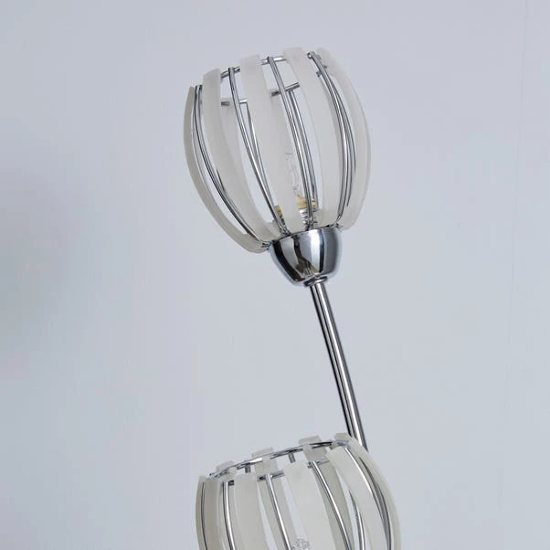 Dunelm Rosa 3 Light Chrome Floor Lamp 6 Dunelm Rosa 3 Light Chrome Floor Lamp - Image 4