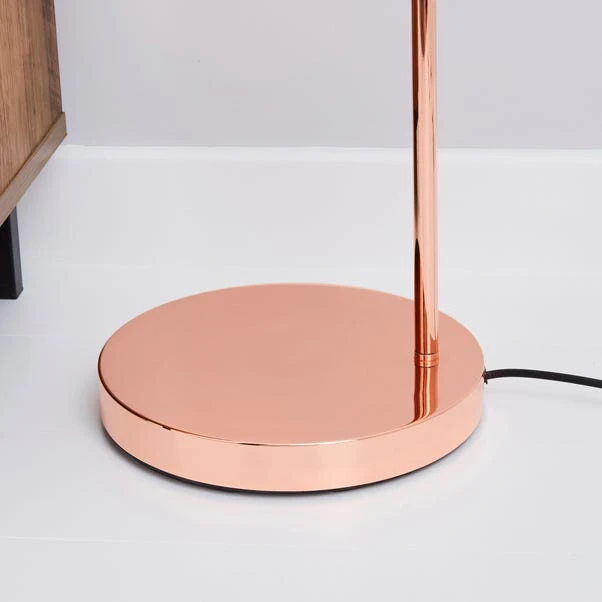 Dunelm Bremen Copper Floor Lamp 6 Dunelm Bremen Copper Floor Lamp - Image 4