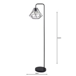 Dunelm Bremen Black Floor Lamp -Dunelm Shop 1000158496 alt04