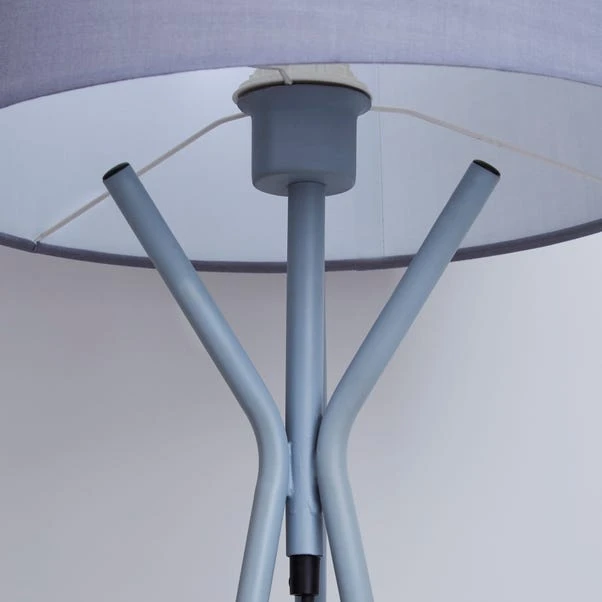 Dunelm Drei Tripod Grey Floor Lamp 6 Dunelm Drei Tripod Grey Floor Lamp - Image 4