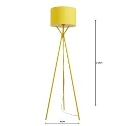 Dunelm Drei Tripod Ochre Floor Lamp -Dunelm Shop 1000158516 alt04