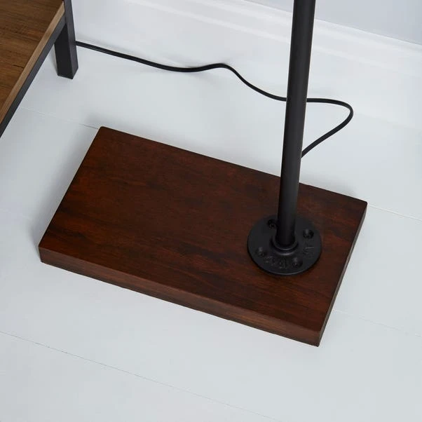 Dunelm Milas Pipe Black Industrial Floor Lamp 6 Dunelm Milas Pipe Black Industrial Floor Lamp - Image 4