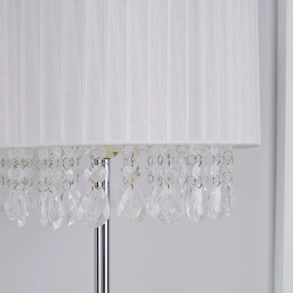 Dunelm Riah Jewel Ivory Floor Lamp 5 Dunelm Riah Jewel Ivory Floor Lamp - Image 3