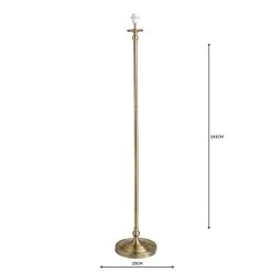 Dunelm Irene Touch Antique Brass Floor Lamp Base -Dunelm Shop 1000158548 alt04