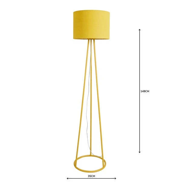 Elements Sara Ochre Floor Lamp 7 Elements Sara Ochre Floor Lamp - Image 5