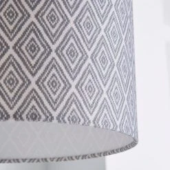 Dunelm Oslo Drum Lamp Shade 30cm Grey -Dunelm Shop 1000158565 alt03