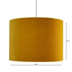 Dunelm Santos Drum Lamp Shade 36cm Ochre 9 Dunelm Santos Drum Lamp Shade 36cm Ochre -Dunelm Shop 1000158593 alt04