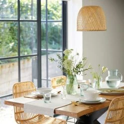 Dunelm Leena Bamboo Easy Fit Pendant -Dunelm Shop 1000158663 alt06