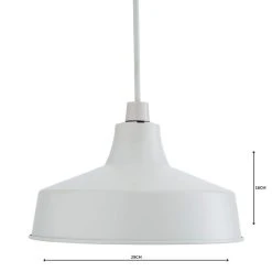 Dunelm Stern White Easy Fit Pendant -Dunelm Shop 1000158682 alt04