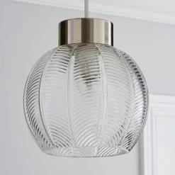 Dunelm Colleen Clear Glass Easy Fit Pendant 7 Dunelm Colleen Clear Glass Easy Fit Pendant -Dunelm Shop 1000158690 alt01